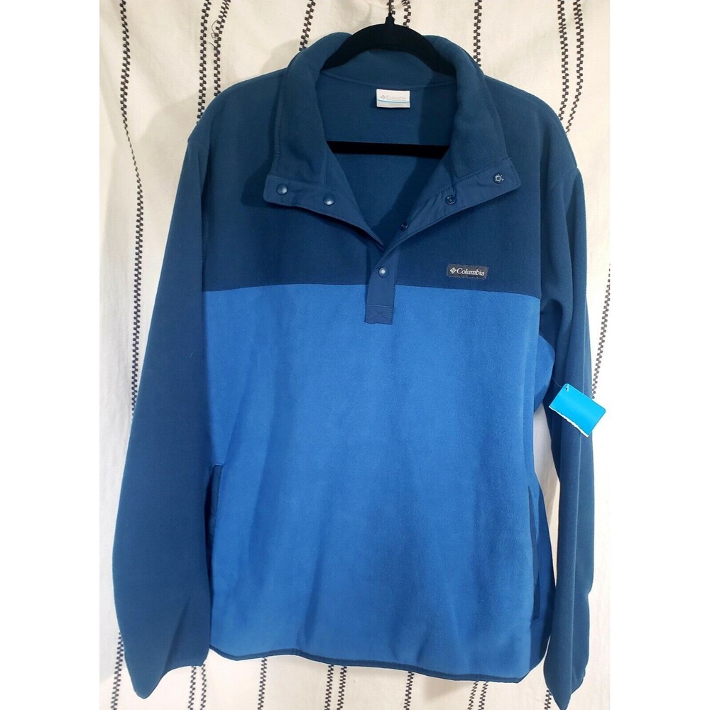 Columbia Men's Foster Creek Fleece Quarter Button Pullover XL NWT